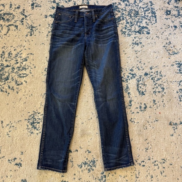 Madewell Slim Straight 28 Waist 28 Inseam 10  Inch Rise - Picture 4 of 6